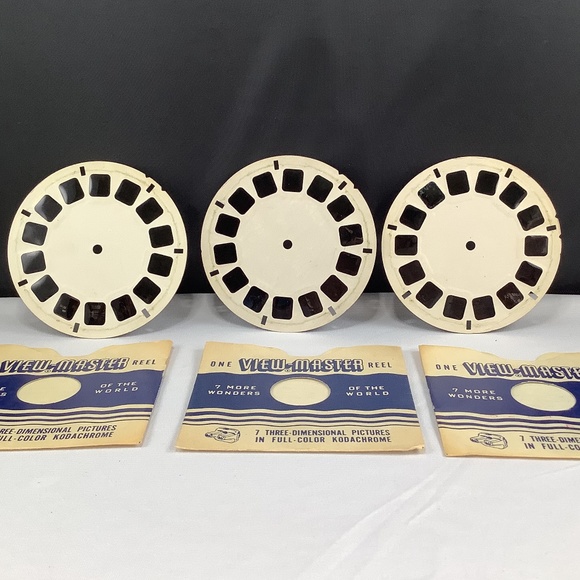 3 Vintage 1940’s Sawyers View-Master Reels - Colonial, Roy Rogers, Rockefeller - Picture 6 of 9